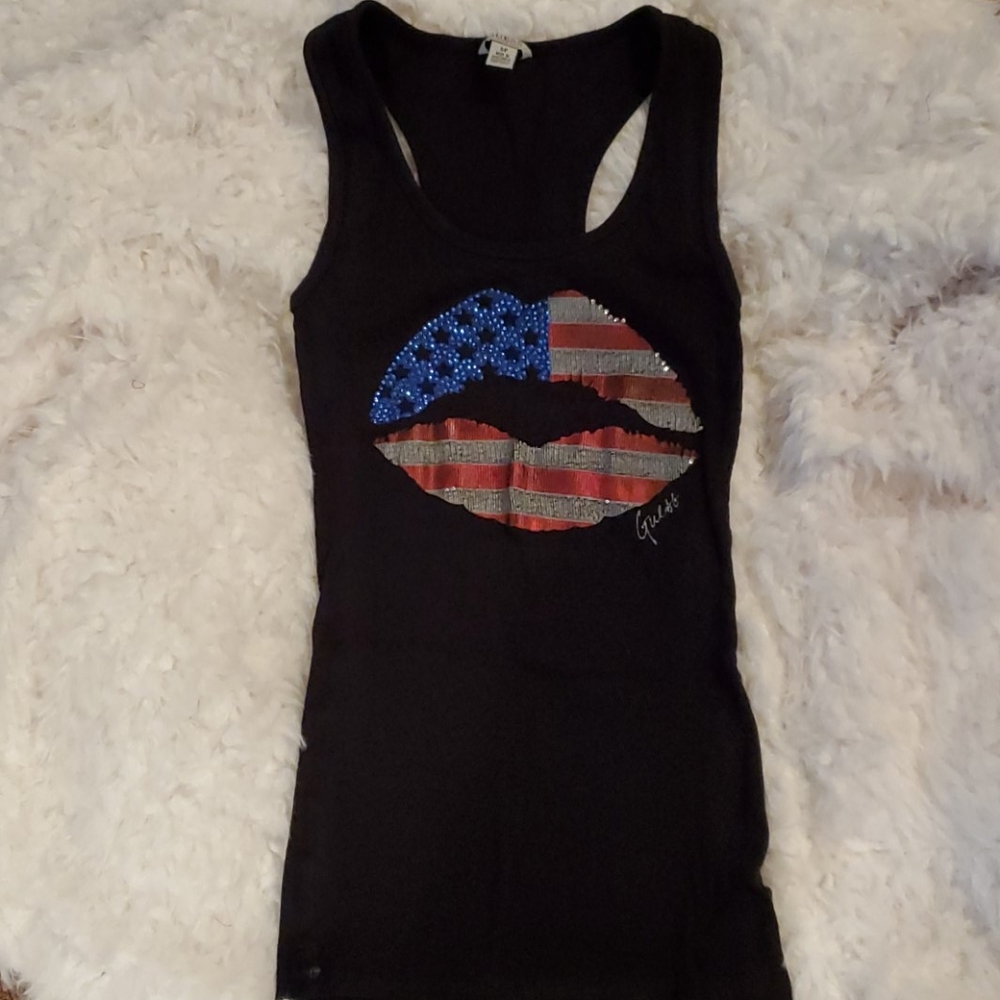 Guess americana tank top